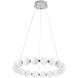 Shelby LED 24 inch Polished Chrome Chandelier Ceiling Light