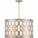 Jennings Pendant Ceiling Light in Aged Brass