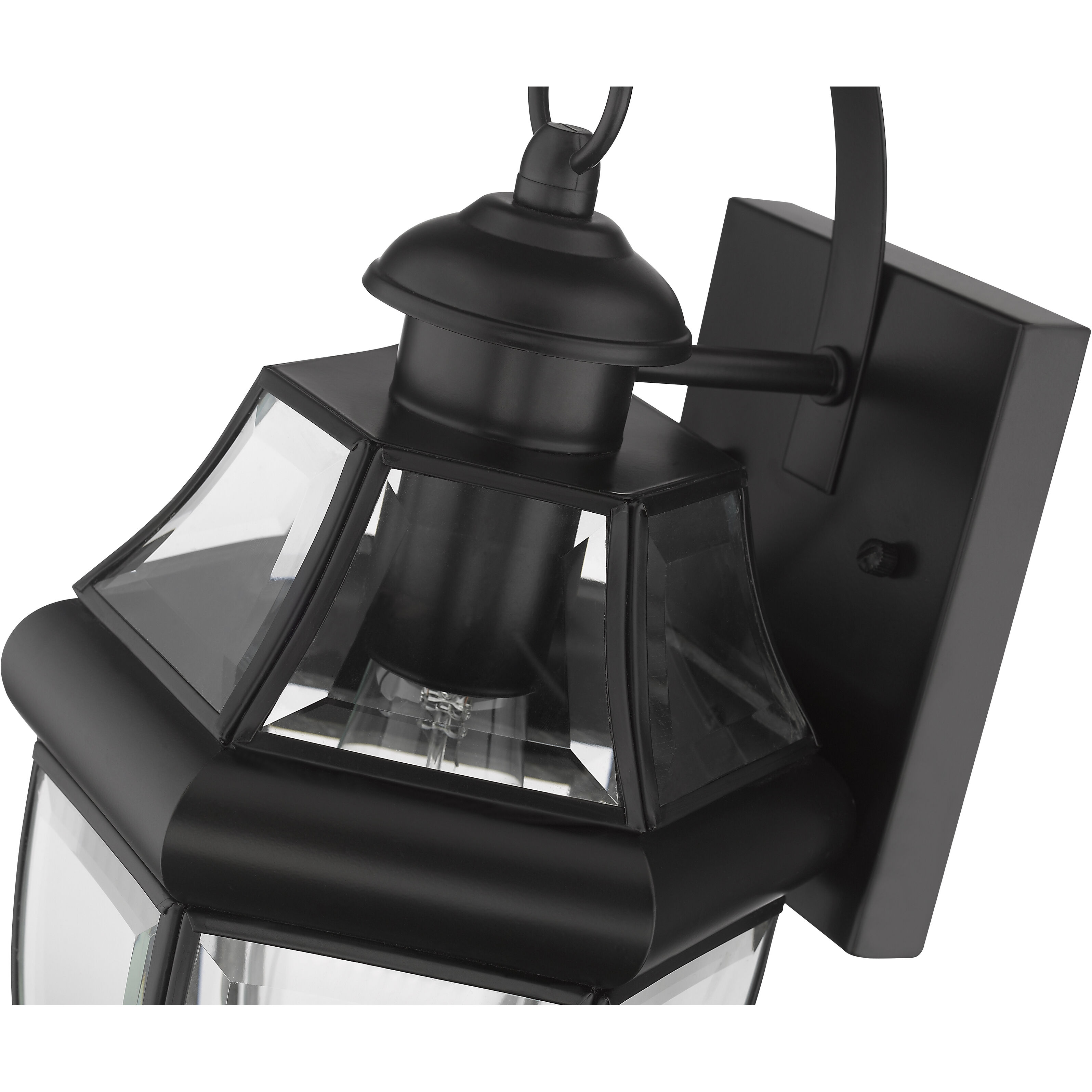 Westover 1 Light 13.75 inch Black Outdoor Wall Light