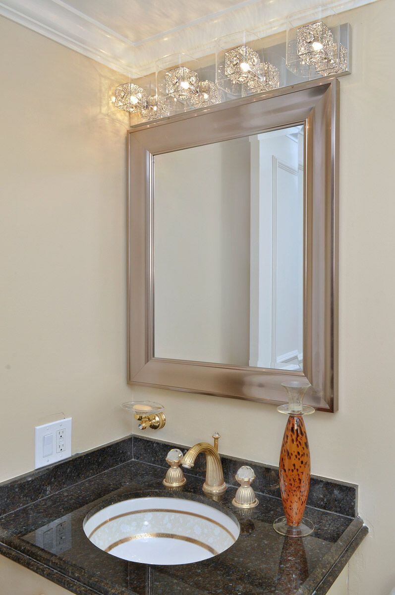 Gem 6 Light 27 inch Polished Chrome Flush Mount Ceiling Light