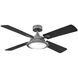 Collier 54 inch Pewter with Matte Black, Birch Blades Fan