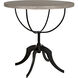 Wine 30 X 30 inch Vintage Grey Accent Table