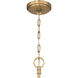 Molvene 5 Light 33 inch Legacy Brass Chandelier Ceiling Light