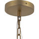 Jaxen 5 Light 14.25 inch Legacy Brass Pendant Ceiling Light