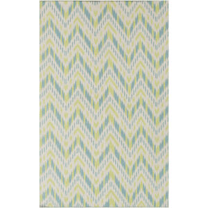 Front Porch 36 X 24 inch Lime, Teal, Khaki Rug