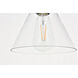 Histoire 3 Light 17.9 inch Brass and Black Pendant Ceiling Light