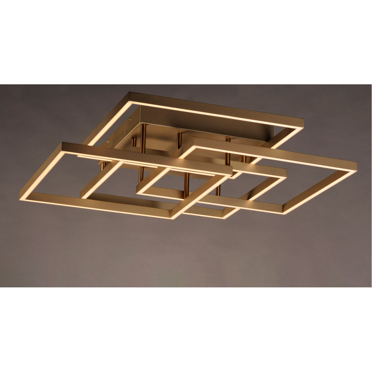 Traverse LED LED 31 inch Champagne Flush Mount Ceiling Light