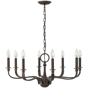 Rutherford LED 29 inch Oil Rubbed Bronze Indoor Chandelier Ceiling Light