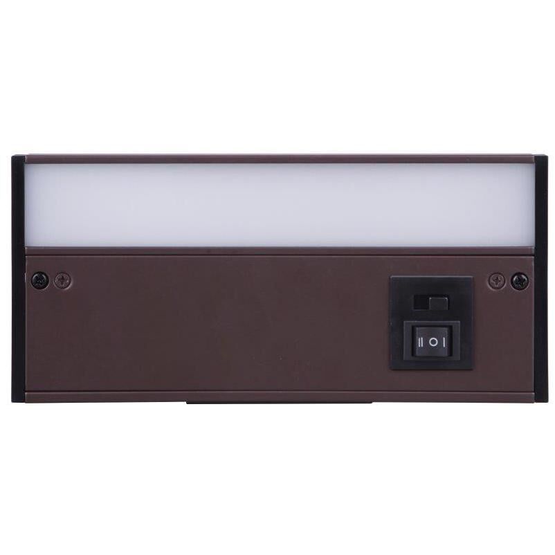 3-in-1 120/60 LED 8 inch Bronze Undercabinet Light Bar