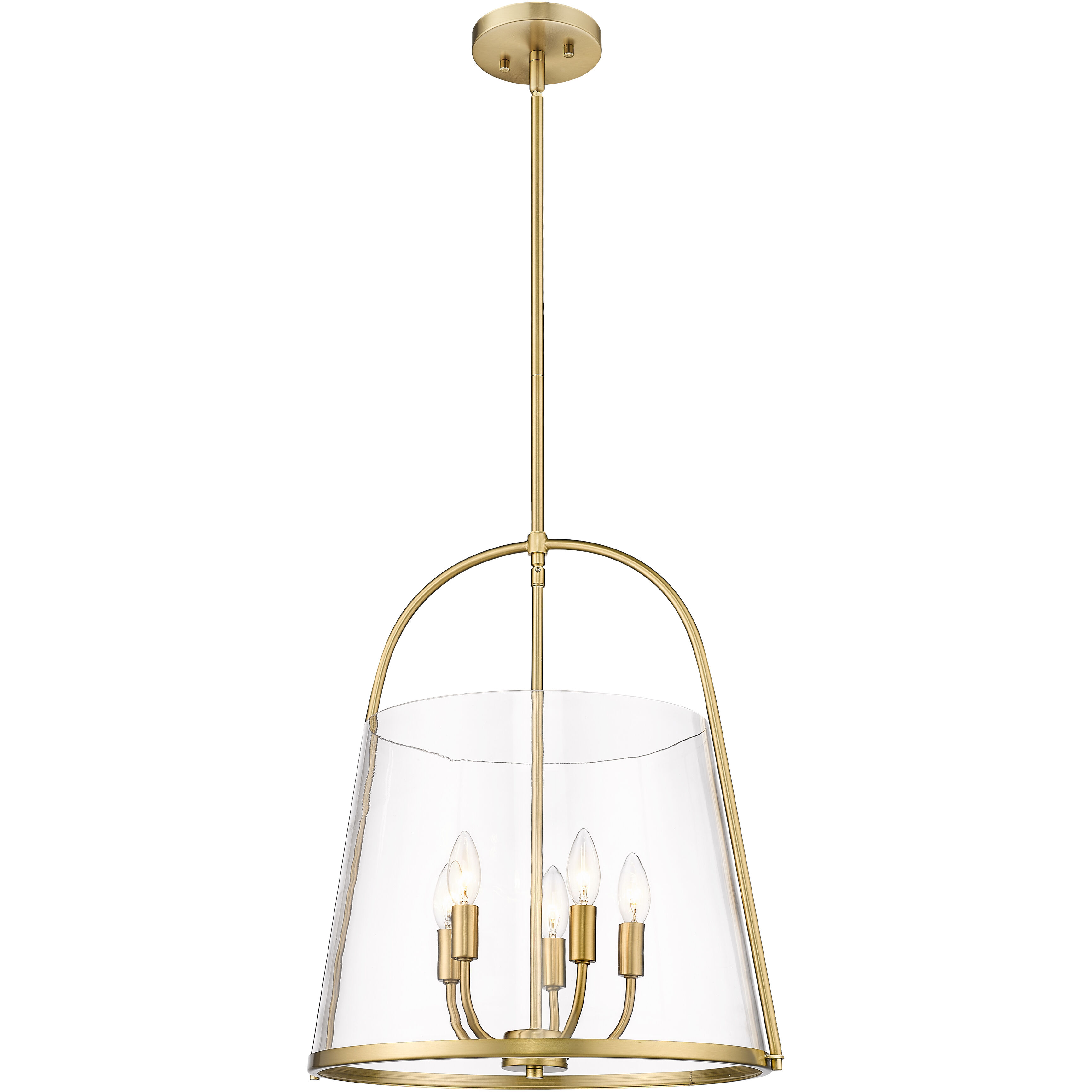 Archis 5 Light 18 inch Modern Gold Pendant Ceiling Light