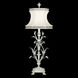 Beveled Arcs 41 inch 100 watt Silver Table Lamp Portable Light in Silver Leaf