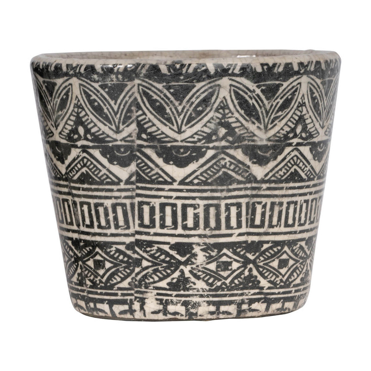 Terracotta Black Planter