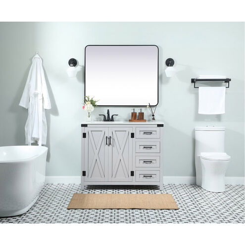Grant 42 X 19 X 34 inch Grey Vanity Sink Set