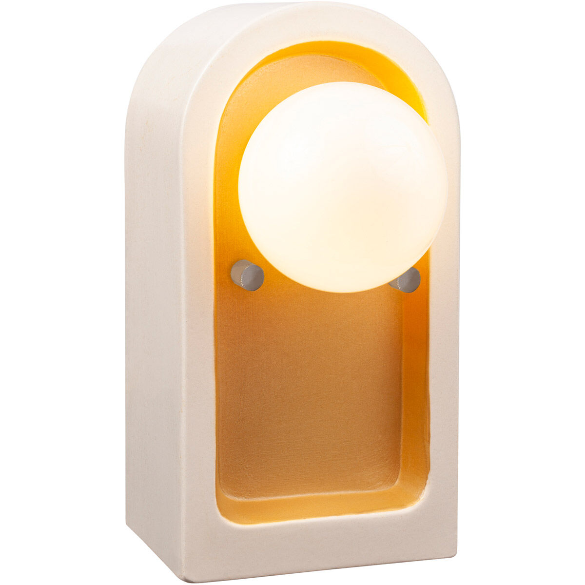 Ambiance Collection 1 Light 4.75 inch Matte White with Champagne Gold Wall Sconce Wall Light