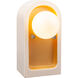 Ambiance Collection 1 Light 4.75 inch Matte White with Champagne Gold Wall Sconce Wall Light