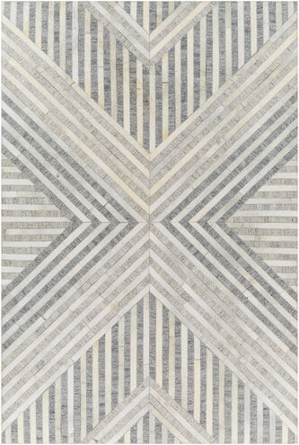 Medora 120 X 96 inch Medium Gray Rug, Rectangle