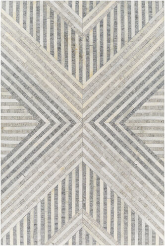 Medora 90 X 60 inch Medium Gray Rug, Rectangle