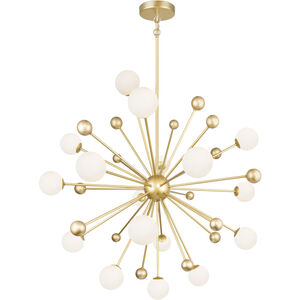 Element LED 39 inch Sun Gold Chandelier Ceiling Light