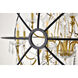 Cordelia 12 Light 44 inch Black and Gold Pendant Ceiling Light