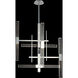 Apollo LED 37 inch Chrome Chandelier Ceiling Light in Firenze