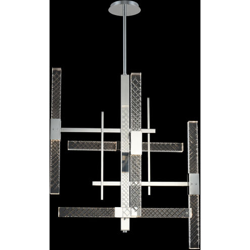 Apollo LED 37 inch Chrome Chandelier Pendant Ceiling Light