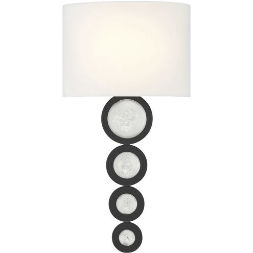 Marseille Wall Sconce Wall Light in Matte Black