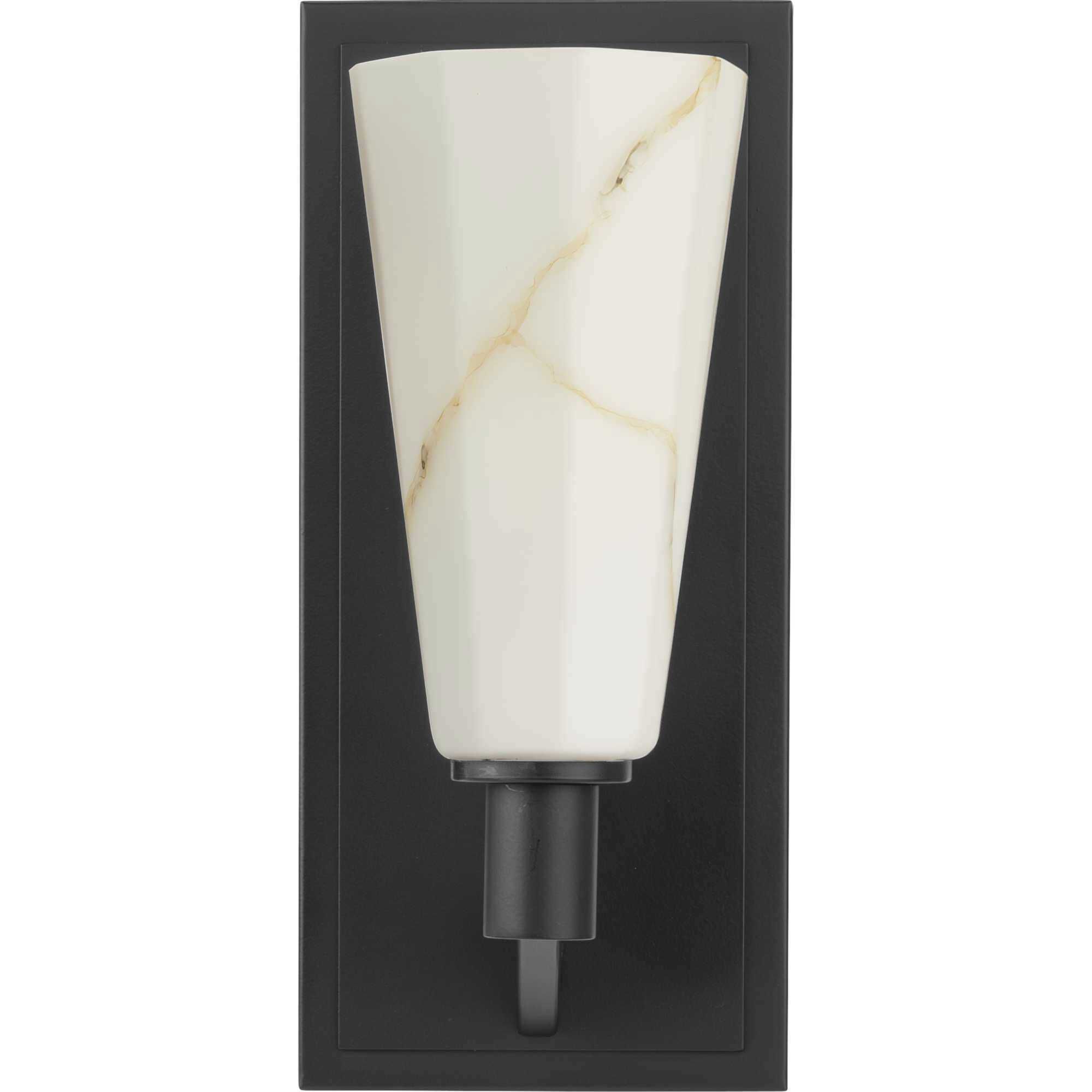 Tosca 1 Light 6 inch Matte Black Wall Bracket Wall Light, Design Series