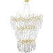 Canada 38 Light 55 inch Gold Chandelier Ceiling Light