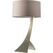 Stasis 28.3 inch 150 watt Modern Brass Table Lamp Portable Light in Flax