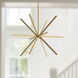 Sirius LED 54.38 inch Brushed Gold Chandelier Ceiling Light