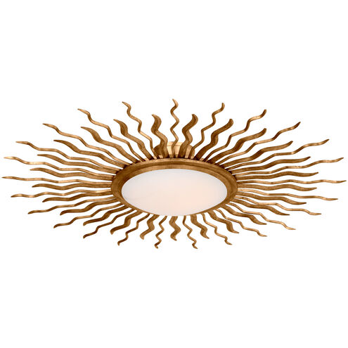 Suzanne Kasler Re LED 38.25 inch Gilded Iron Semi-Flush Mount Ceiling Light