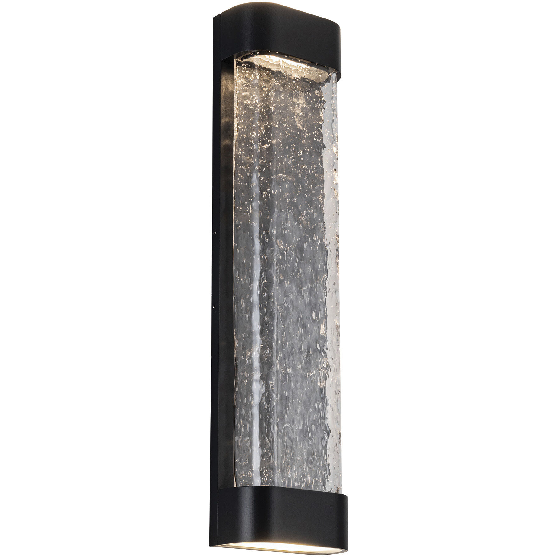 Moondew LED 24.13 inch Black Exterior Wall Sconce