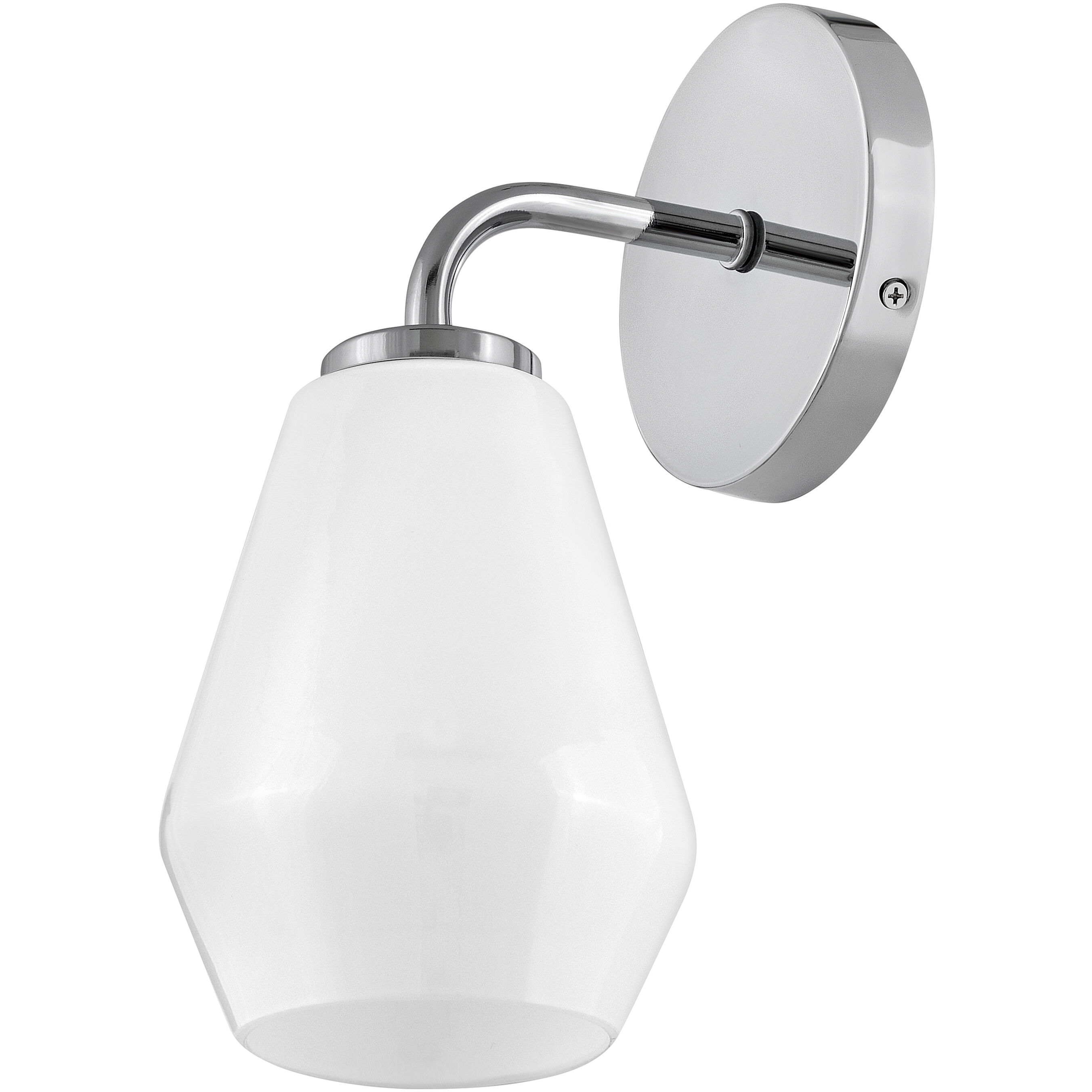 Gio LED 7.25 inch Chrome Bath Light Wall Light