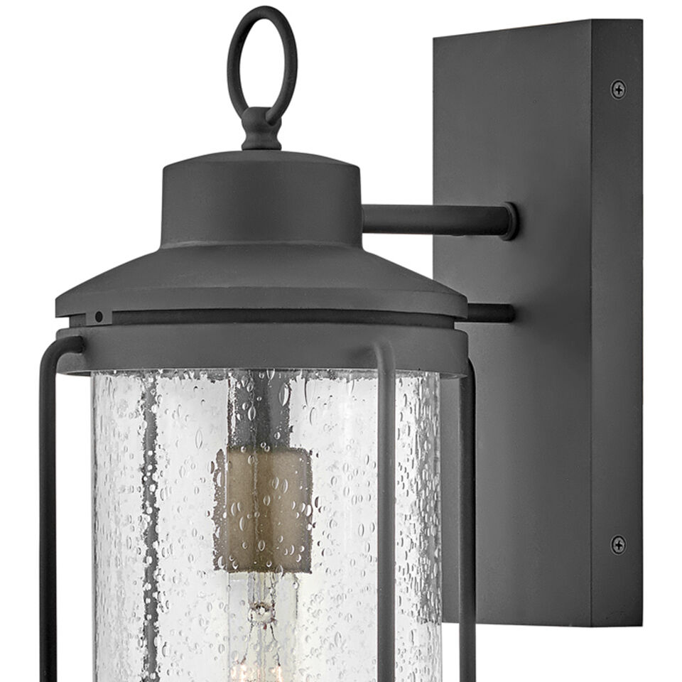 Moby LED 19 inch Museum Black Outdoor Wall Mount