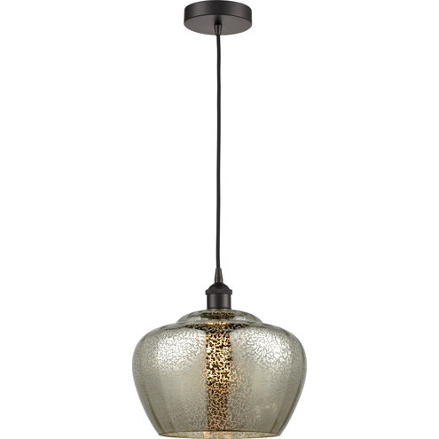 Edison Fenton LED 11 inch Oil Rubbed Bronze Mini Pendant Ceiling Light