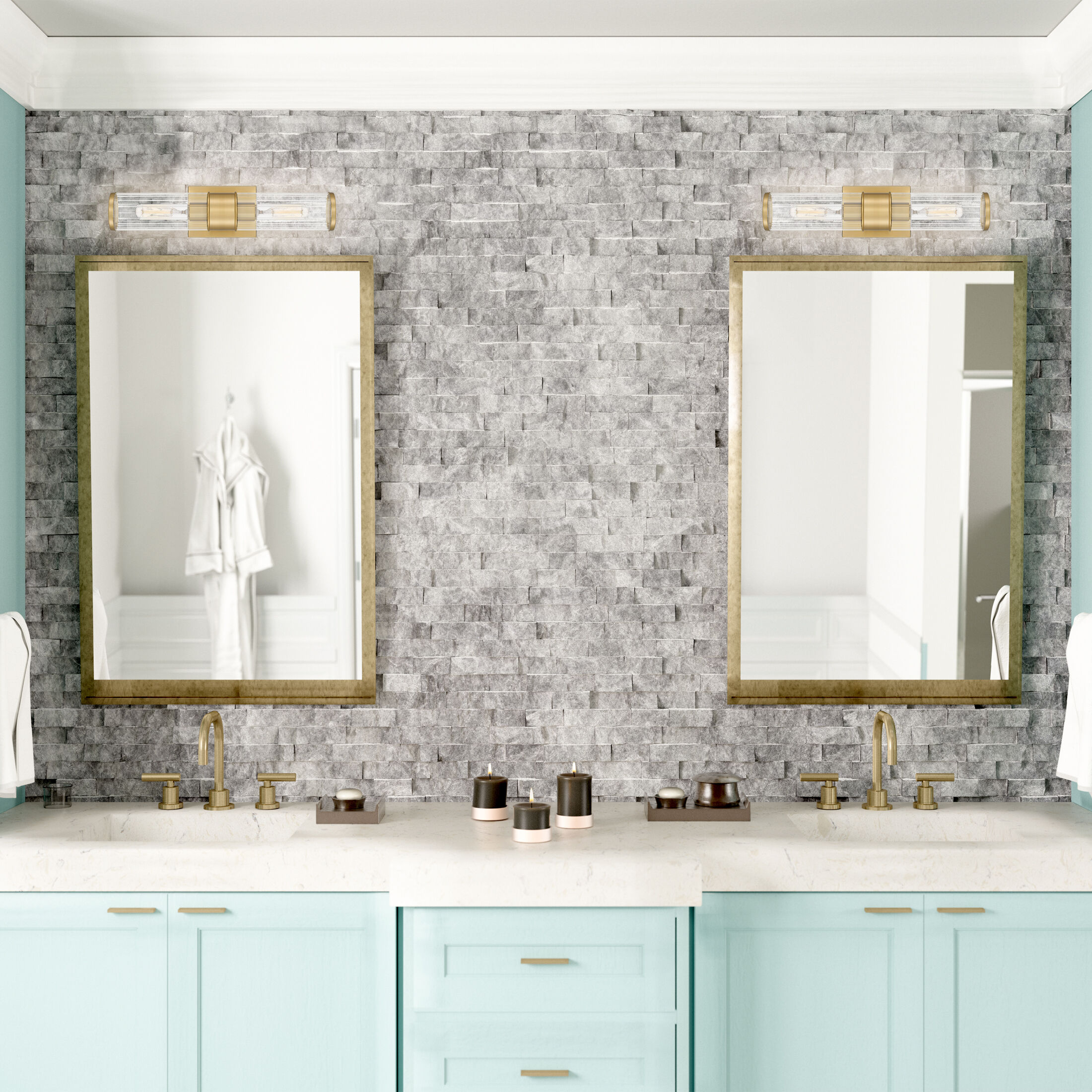 Nova Wall Sconce Wall Light in Aged Brass