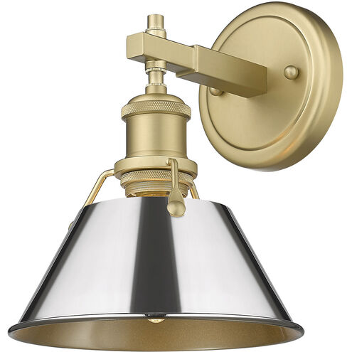 Orwell 1 Light 8.5 inch Brushed Champagne Bronze Vanity Light Wall Light in Chrome