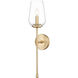 Dominique Wall Sconce Wall Light in Modern Gold