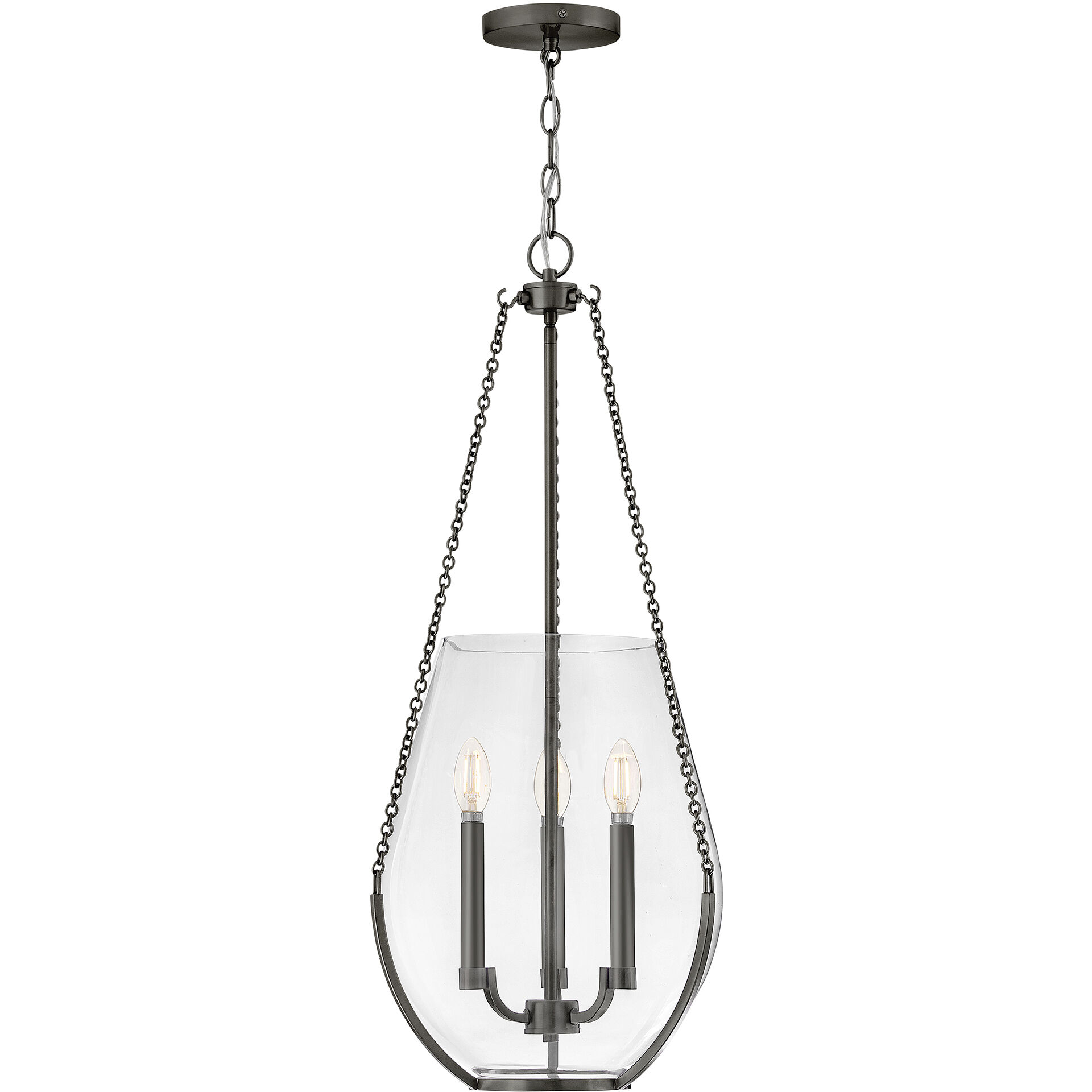 Farrin Pendant Ceiling Light in Gunmetal