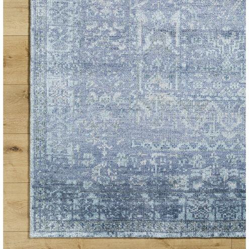 Lille 36 X 24 inch Slate / Metallic - Silver / Light Silver Handmade Rug in 2 x 3