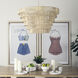 Marimba 40 inch Brown Chandelier Ceiling Light