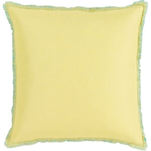 Eyelash 18 inch Teal, Lime Pillow Kit
