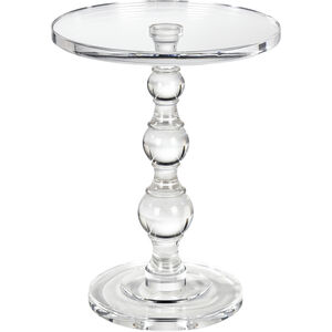 Jacobs 24 X 18 inch Clear Accent Table, Round