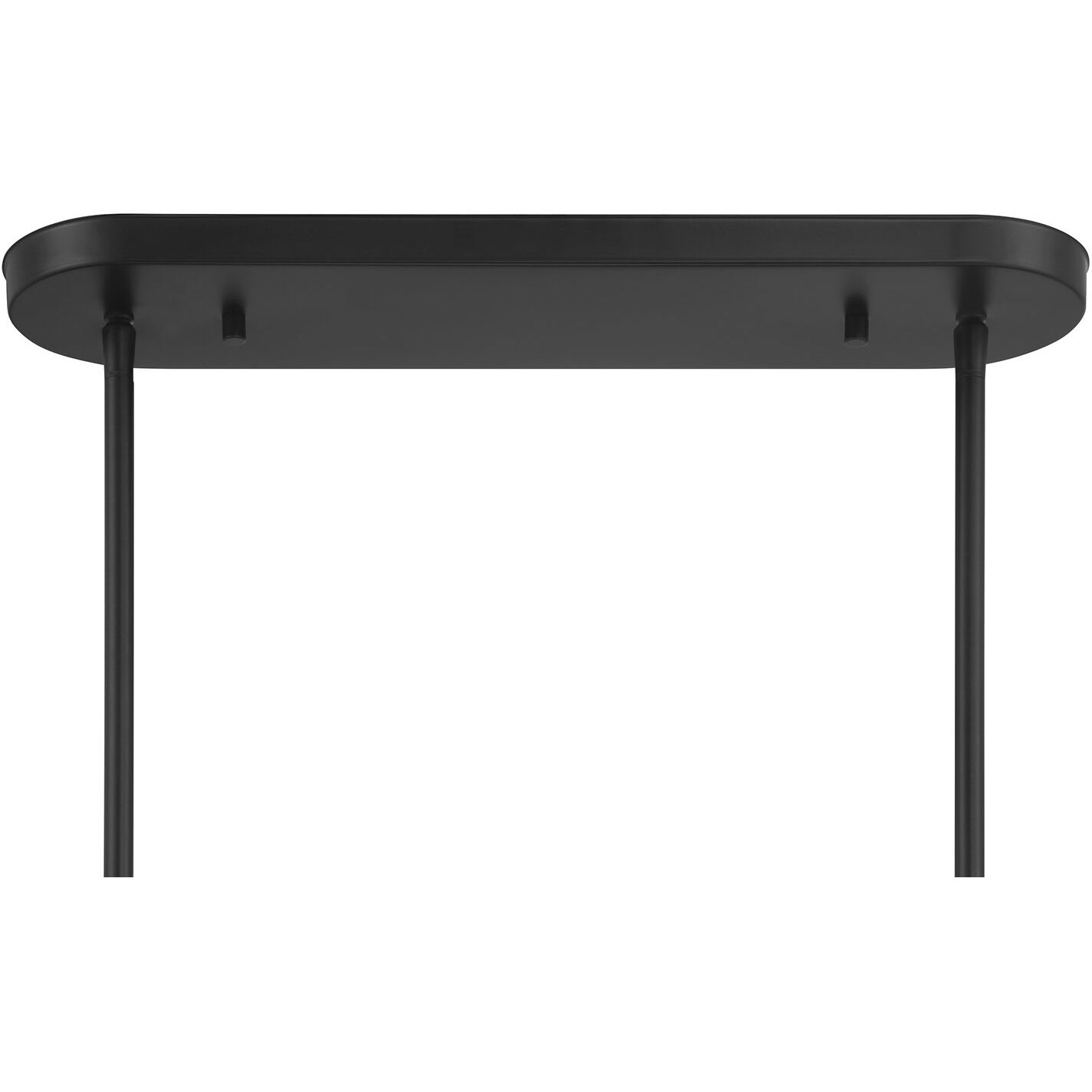 Holton Linear Chandelier Ceiling Light in Matte Black