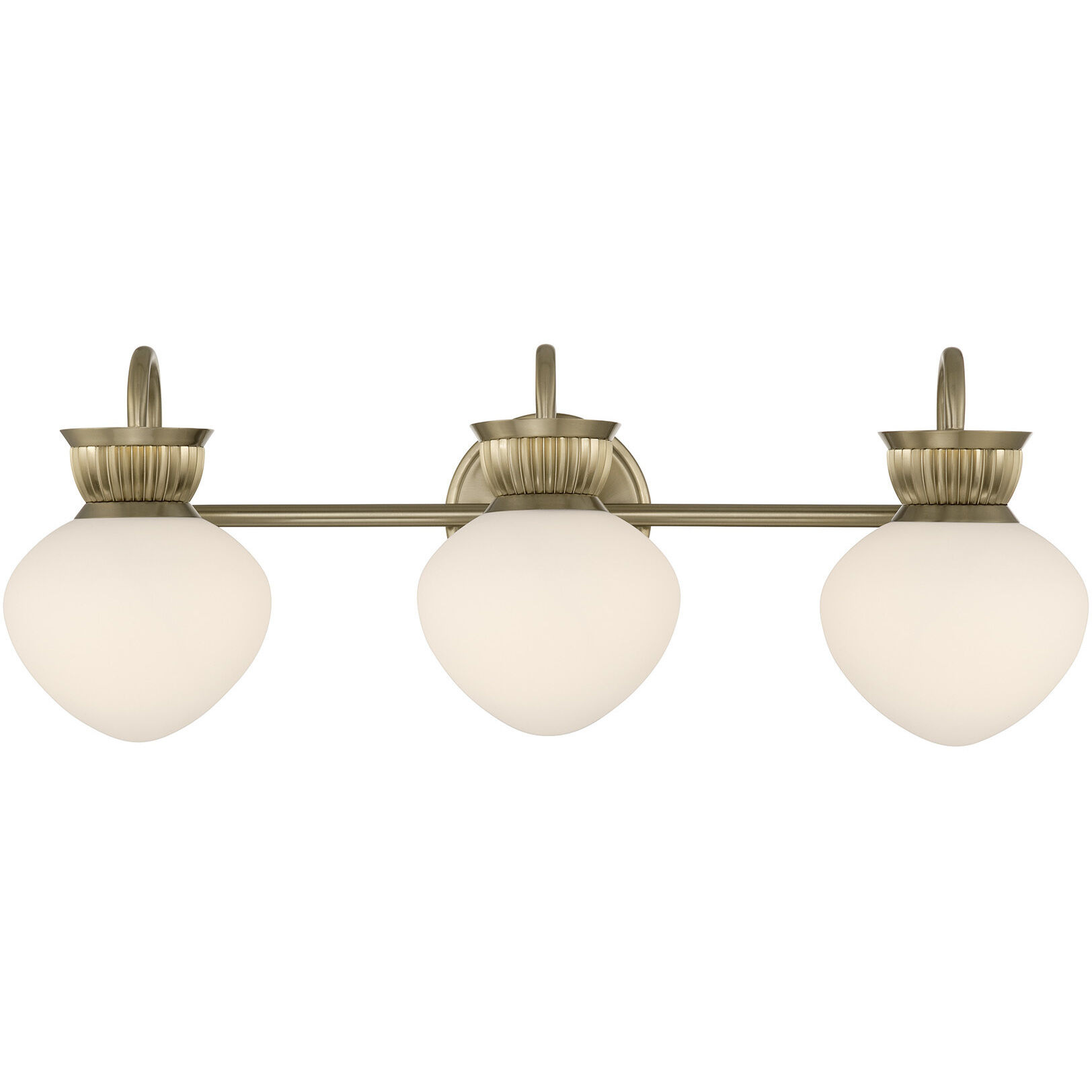 Melbourne 3 Light 25.5 inch Noble Brass Bathroom Vanity Light Wall Light