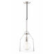 Sloan 1 Light 9.5 inch Polished Nickel Pendant Ceiling Light