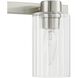 Bedminster 4 Light 30.5 inch Brushed Nickel Vanity Light Wall Light