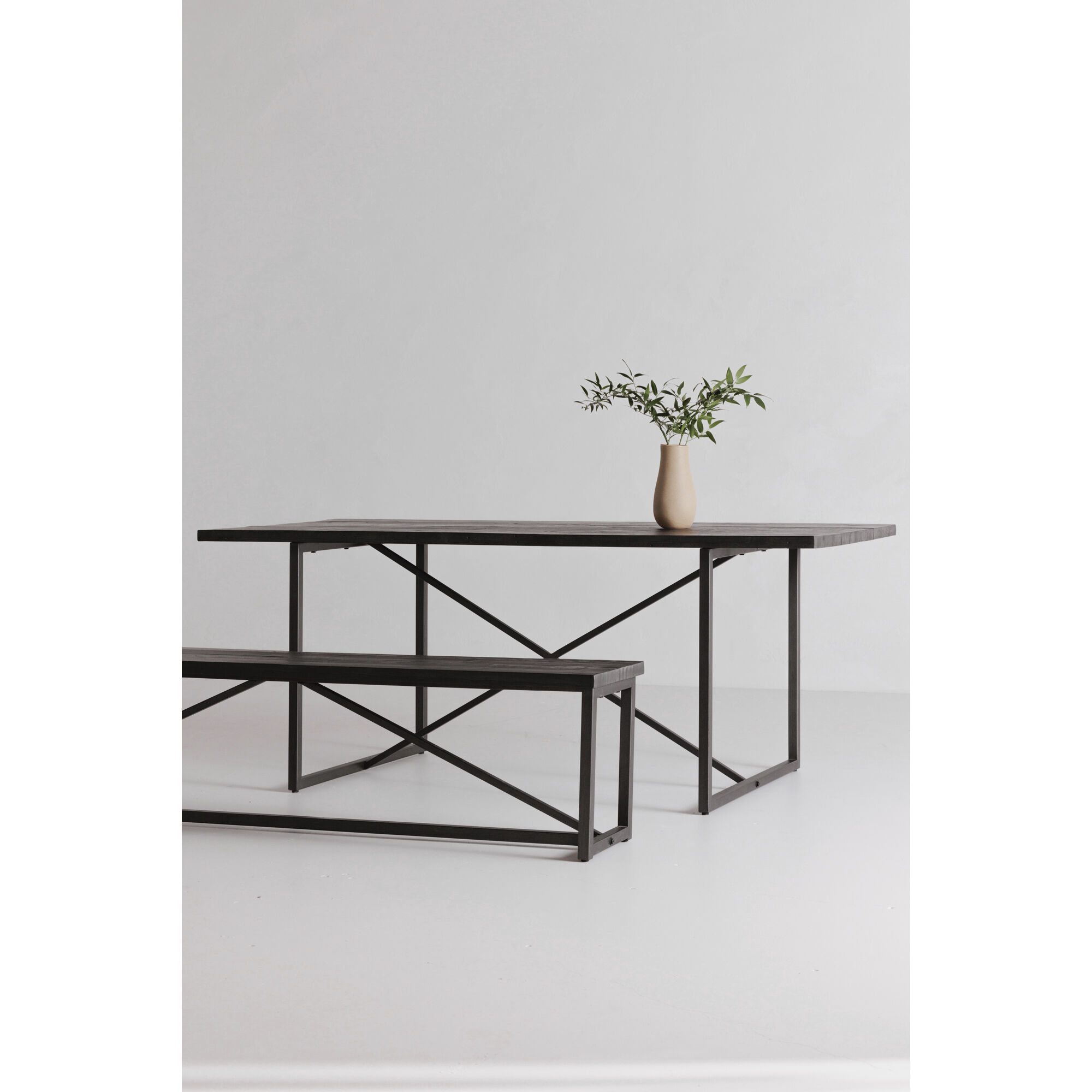 Sierra Black Dining Bench