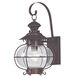 Harbor 1 Light 18 inch Bronze Outdoor Wall Lantern