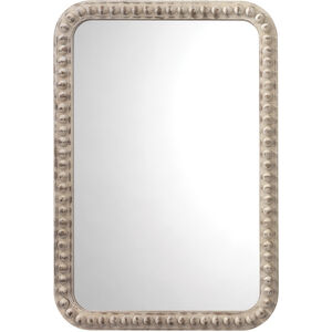Audrey 34 X 24 inch White Washed Wood Mirror